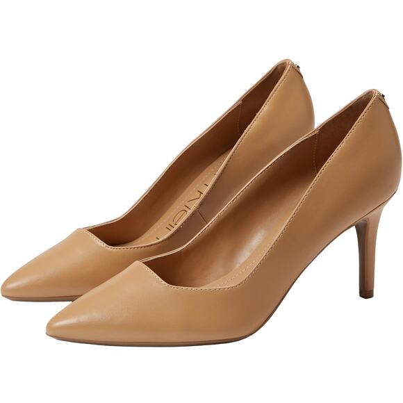 Calvin Klein Women's Beige Pointed Toe Pumps Size 7M Mid Heel Elegant - Picture 4 of 11